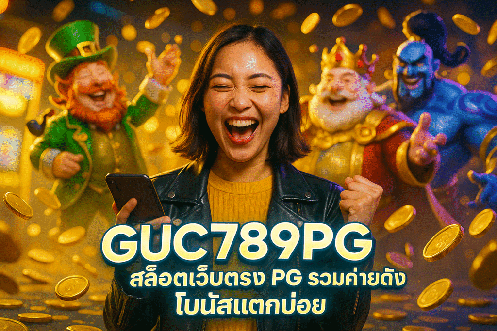 GUC789PG สล็อตเว็บตรง PG รวมค่ายดัง โบนัสแตกบ่อย