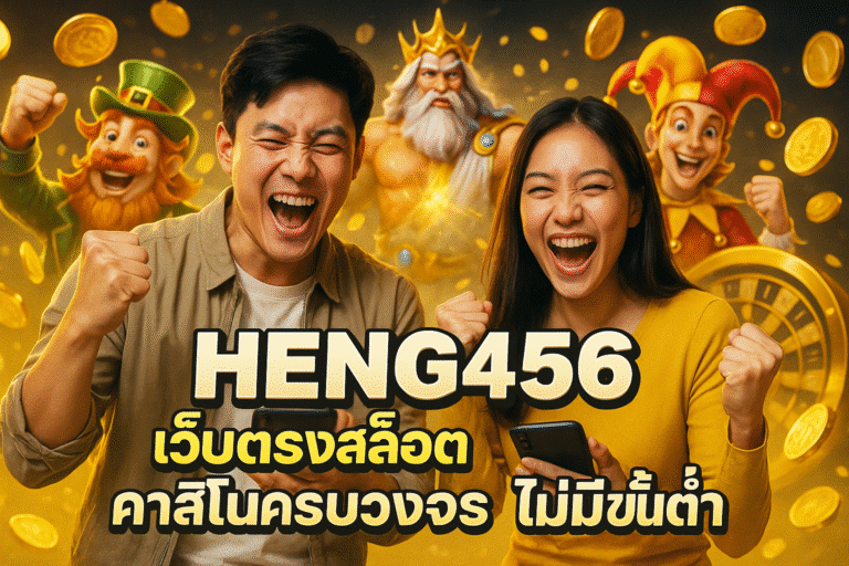 HENG456 เว็บตรงสล็อต คาสิโนครบวงจร ไม่มีขั้นต่ำ